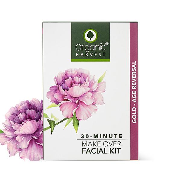 Organic Harvest Gold Age Reversal Facial Kit Ylang Ylang,Avocado & Beetroot 40 gm