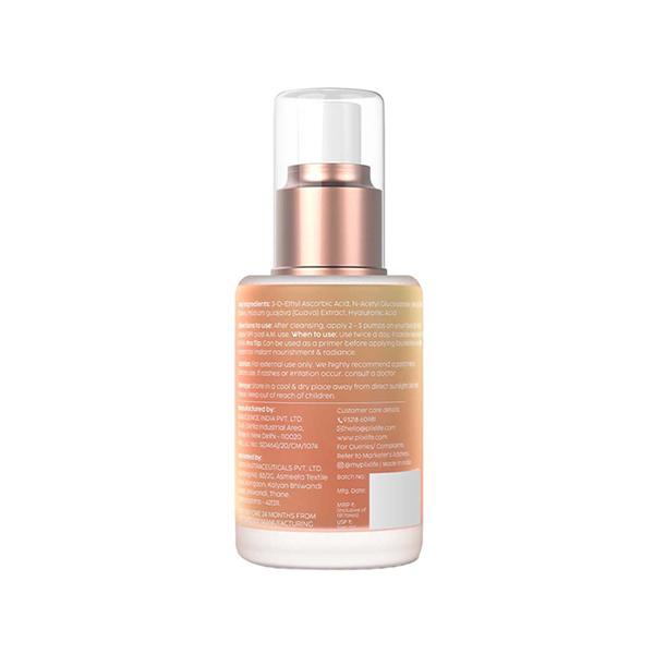 PLIX 24k Guava Gold Lightweight Serum with Vitamin C & Hyaluronic Acid, Face Serum & Primer for Glowing Skin 30 ml - Face Gels