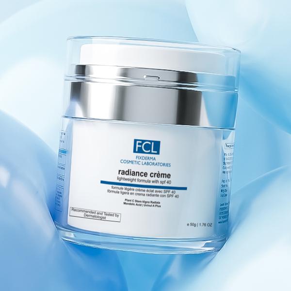 Fixderma Cosmetic Laboratories Radiance Cream With SPF40 Sunscreen, Suitable for Acne Spots & Hydrates Dull Skin - 50gm
