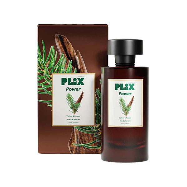 Netmeds | PLIX Mood Range Power Perfume for Work - Perfect for Work & Meetings, Long Lasting Fresh Vetiver & Pepper Fragrance, 100 ml 100 ml