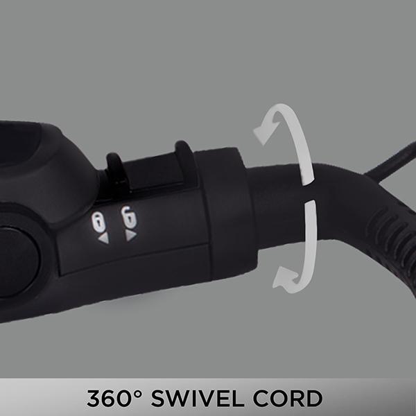 VEGA Keratin Glow Hair Straightener With Temperature Control and Ceramic Coated Long Floating Plates (VHSH-21) Black 1 gm - Straighteners