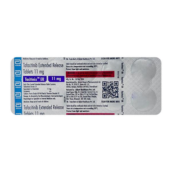 Netmeds | TACITINIX ER 11mg Tablet 10's