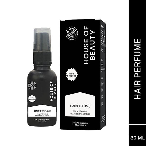 Netmeds | House of Beauty Hair Perfume with Oud For Hair Strengthening, Thickening & Growth 30ml