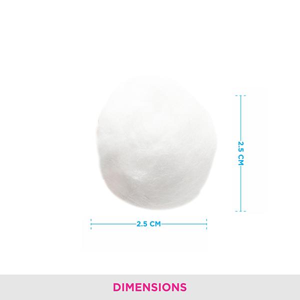 Vega Cotton Ball, White 2's - Cotton Balls