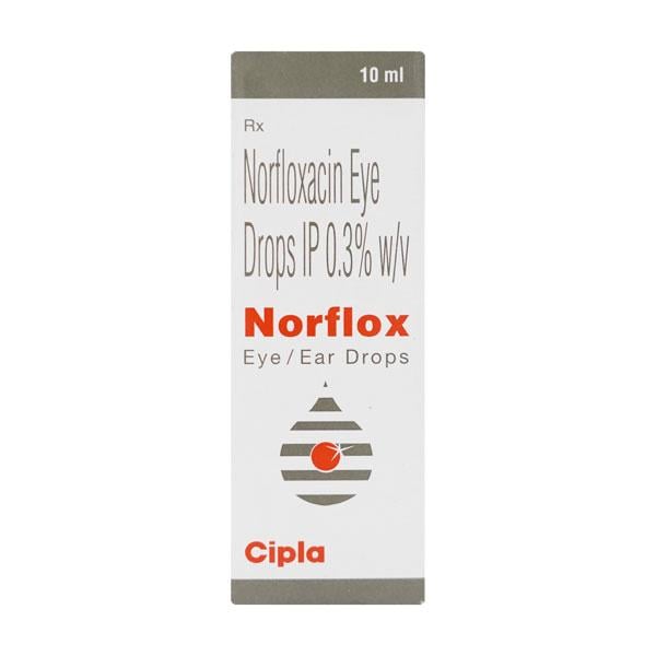 Norflox Eye/Ear Drops 10ml - Eye Infections-Eaa