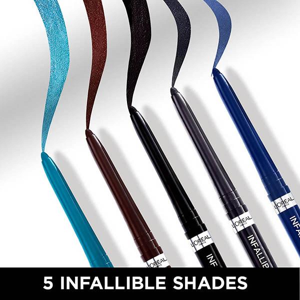 LOreal Paris Infaillible Grip Upto 36H Gel Automatic Eye Liner - 001 Intense Black 5 gm - Eyeliners
