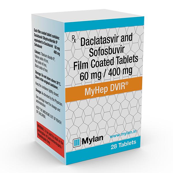 MYHEP DVIR 60/400 Tablet 28's - Viral infections-Ant
