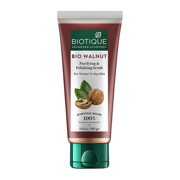 Netmeds | Biotique Walnut Exfoliating & Polishing Face Scrub 100 gm
