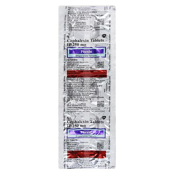 Phexin Tablet 10'S - Bacterial Infections-Cep