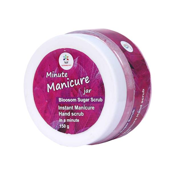 Bloomsberry Minute Manicure Hand Scrub - Blossom Sugar 150 gm - Hand Creams