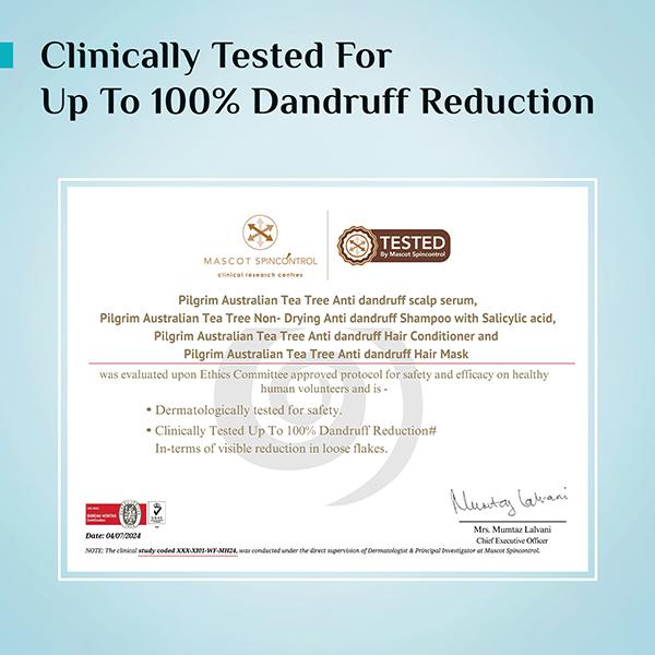 Pilgrim Australian Tea Tree Non-Drying Anti-Dandruff Shampoo 200 ml - Shampoos