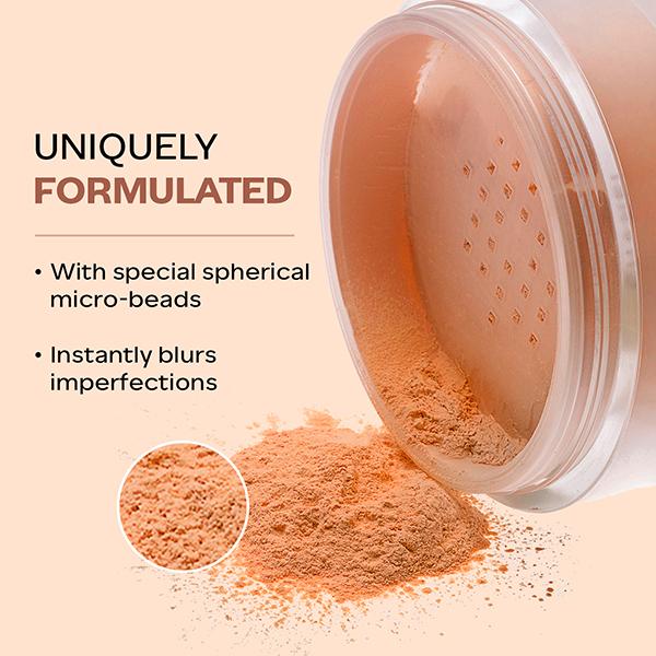 Faces Canada Setting and Finishing Loose Powder - Sheer Coverage & Naturally Radiant Finish 10 gm - Loose Powder