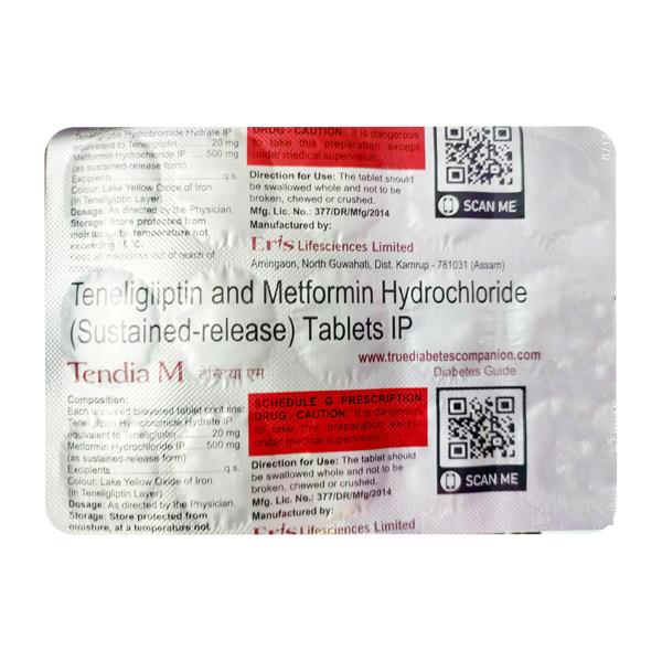 TENDIA M Tablet 15's - Diabetes-Ant