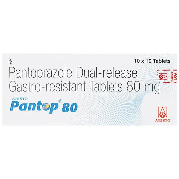 PANTOP 80 Tablet 10's - Ulcer/Reflux/Flatulence-Aaa