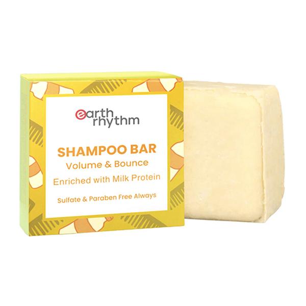Earth Rhythm Milk Protein Shampoo Bar Cardboard Box 50 gm - Shampoos