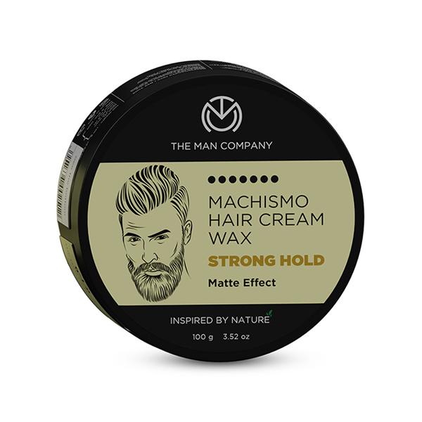 Netmeds | The Man Company Matte Effect Strong Hold - Machismo Cream Wax Almond Oil & Vitamin E 100gm