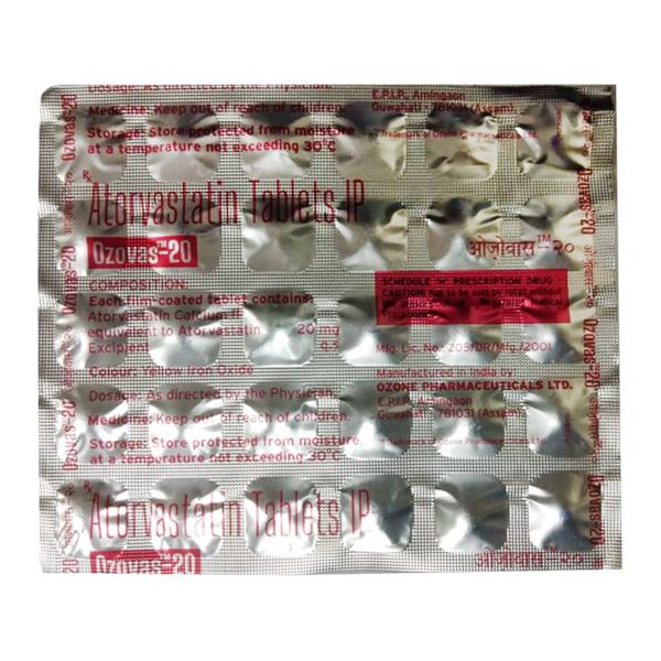 Netmeds | OZOVAS 20 Tablet 30's