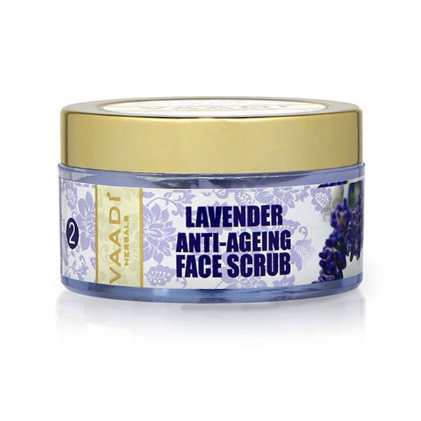 Vaadi Herbals Lavender Anti-Ageing Face Scrub 50 gm - Face Scrubs