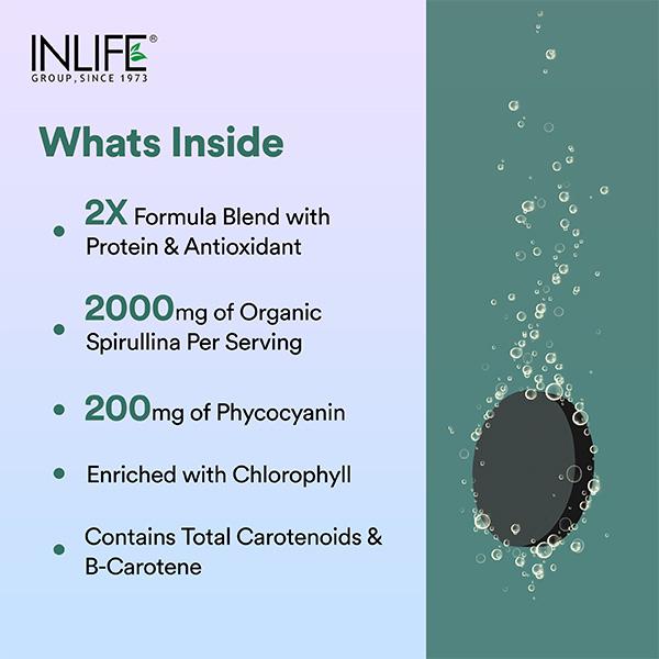 Inlife Spirulina 2000 mg Tablet 120's - Herbal Dietary Supplement