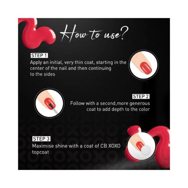 Colorbar XOXO Everlasting Prime Gel Nail Lacquer-Orange Appeal 7 ml - Nail Polish