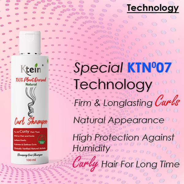 Ktein Natural Plant Derived Curl Shampoo 100 ml - Shampoos