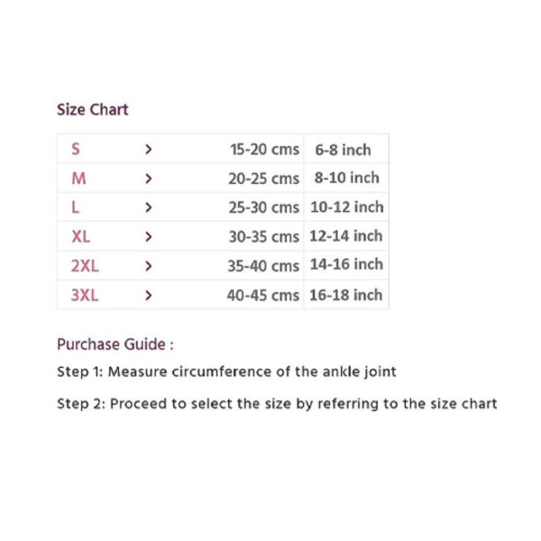 Flamingo Ankle Brace Support - Beige (OC - 2040) (L) - Ankle/Foot Supports