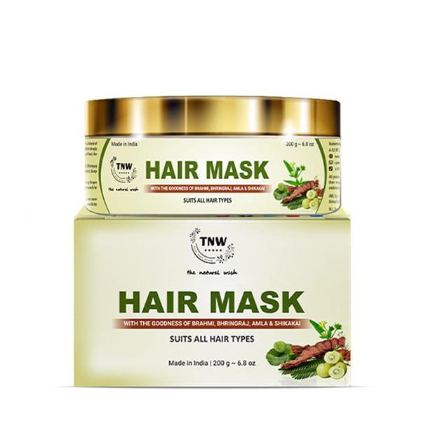 Netmeds | The Natural Wash Hair Mask with Amla Bhringraj & Shikakai for All Hair Types 200gm