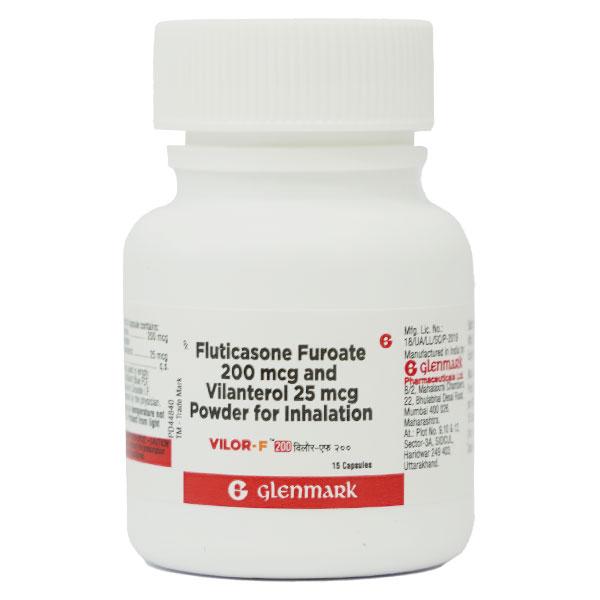 VILOR F 200 Capsule 15's - Asthma/COPD-Ast