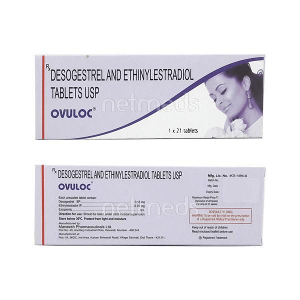 Ovuloc Tablet 21'S - Contraception-Ora