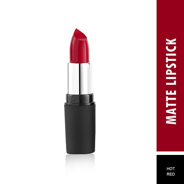 Swiss Beauty Pure Matte Lipstick - (Hot Red) 3.8 gm - Lipsticks