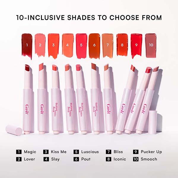 Gush Beauty Hybrid Gloss Butter Balm Stick - Lover 1.7 gm - Lip Glosses