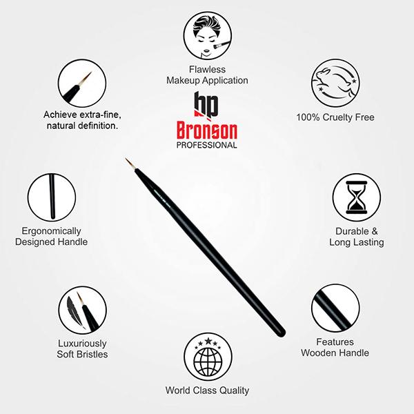 Bronson Professional Eyeliner Brush 1's - Eye Brush