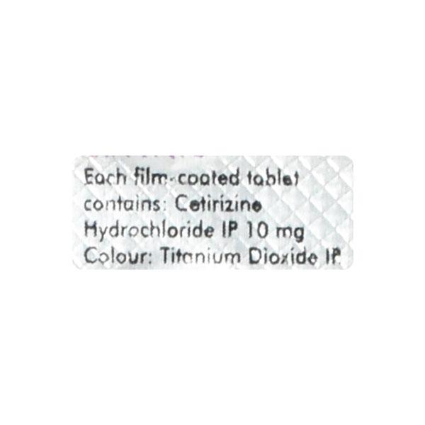 Allercet 10mg Tablet 10'S - Allergies-Ant