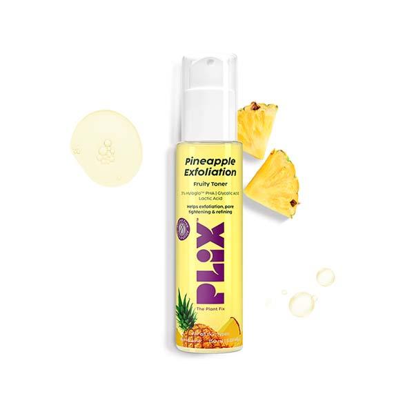 Netmeds | Plix The Plant Fix Pineapple Pha 3 Percent Alcohol Free Face Toner for Pore Tightening and Mild Exfoliation Men and Women 150 ml