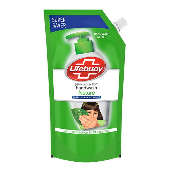 Lifebuoy Nature Germ Protection Handwash Refill 750 ml - Hand Wash & Soaps