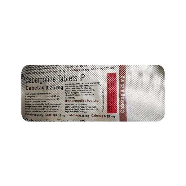 Netmeds | CABETAG 0.25mg Tablet 2's