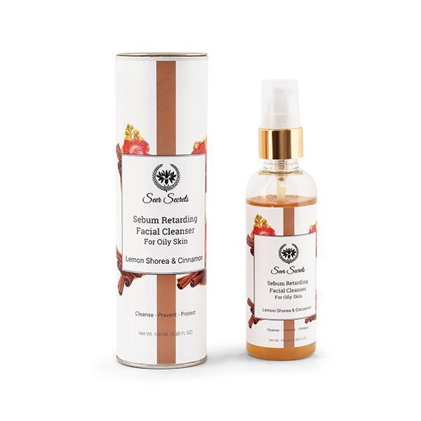 Seer Secrets Lemon Shorea Cinnamon Sebum Retarding Facial Cleanser 100 ml - Face Creams