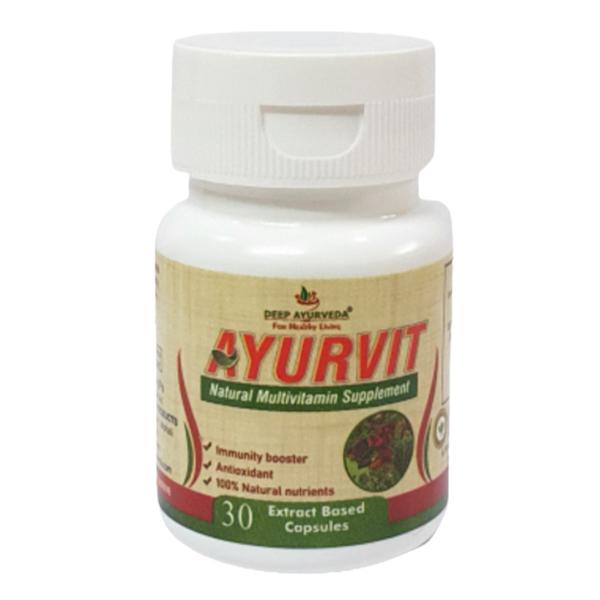Deep Ayurveda Ayurvit Natural Multivitamin Capsule 30's - Speciality Medicines