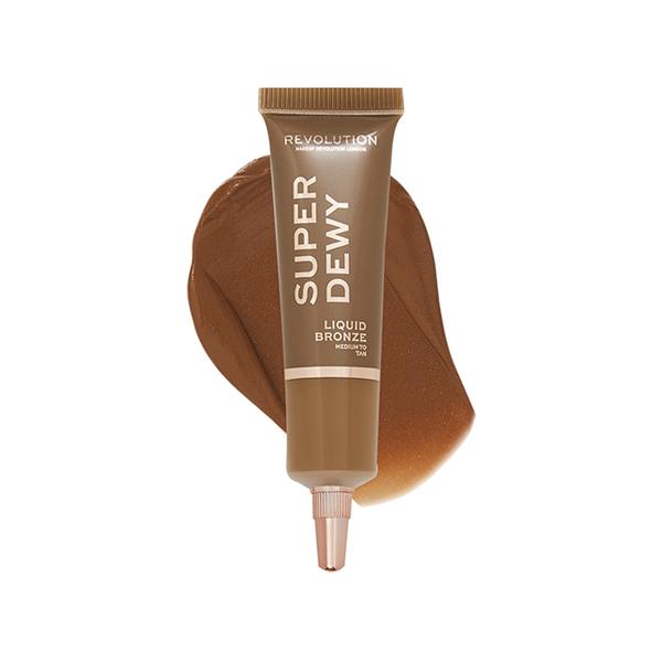 Makeup Revolution Superdewy Liquid Bronzer Medium to Tan 15 ml - Bronzers