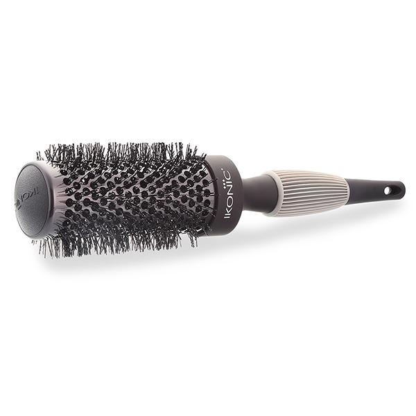 Ikonic Titanium Thermal Hair Brush - Thb 43 Black And Grey - Hair Brushes