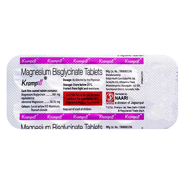 Netmeds | KRAMPOFF 360mg Tablet 10's