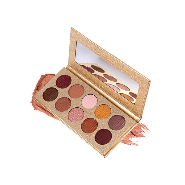 Miss Rose 10 Color High Pigmented Shimmer Eyeshadow 7001 - 490Z3 25 gm - Eyeshadow, Bases & Primers