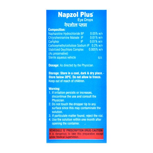 Buy NAPZOL PLUS Eye Drops 10ml Online at Upto 25% OFF