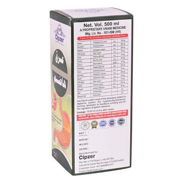 Cipzer Arq Hazim Liquid 500 ml - Speciality Medicines