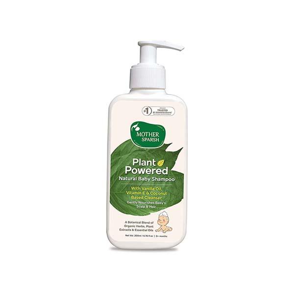 Netmeds | Mother Sparsh Plant Powered Natural Baby Shampoo with Aloe Vera, Vitamin E and Coconut Oil 200ml
