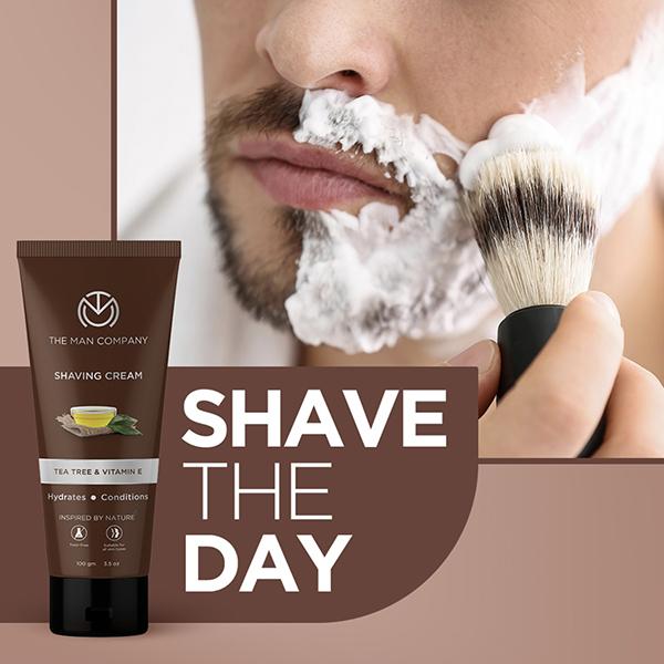 The Man Company Shaving Cream 100 gm - Beard Cream