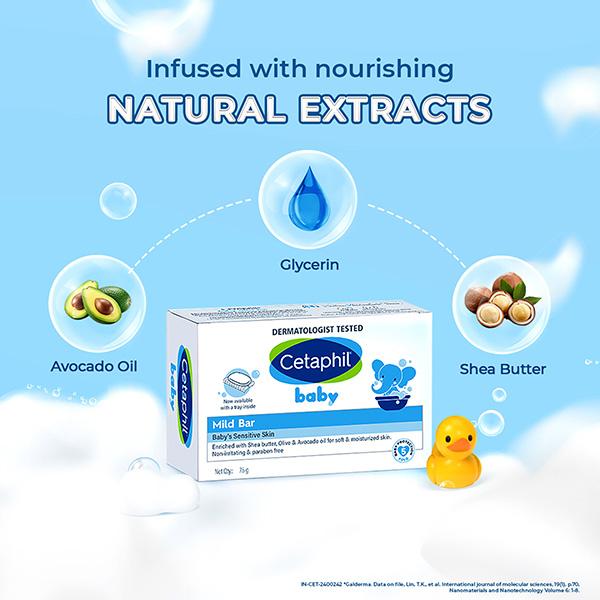 Cetaphil Baby Mild Bar 75 gm - Baby Soap