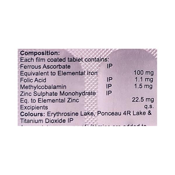 FERIVATE M Tablet 10's - Anaemia-VMA