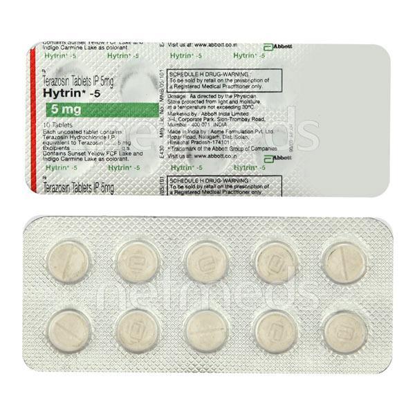 Hytrin 5mg Tablet 10'S - Hypertension-Per