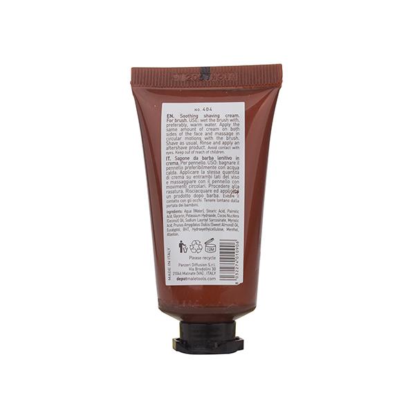 Depot 404 Soothing Shaving Soap Cream (For Brush) 30 ml - Shaving Creams